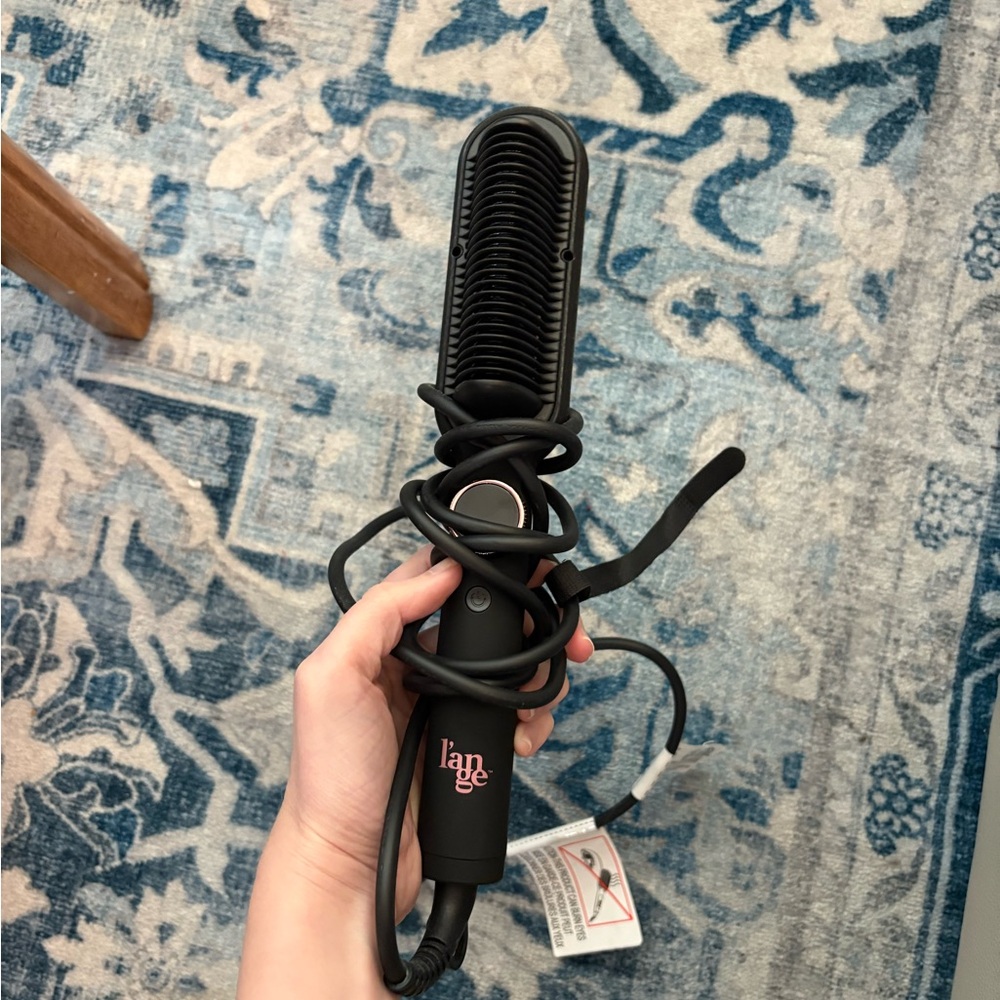 Lange Black Hair Straightening Brush